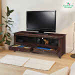 Handmade Solid Wood Furniture UK – Renbo Wooden TV Unit (Manchester, Leeds & Birmingham)