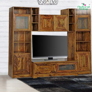 Handmade Solid Wood Furniture UK – Joburng Wooden TV Unit Set (Manchester, Leeds & Birmingham)