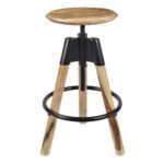 Handmade Solid Wood Furniture UK – Three Leg Ring Stool (Natural) (Manchester, Leeds & Birmingham)