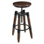 Handmade Solid Wood Furniture UK – Tencil Leg Ring Stool (Teak) (Manchester, Leeds & Birmingham)