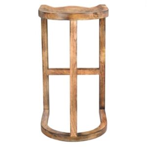 Handmade Solid Wood Furniture UK – U Industrial Counter Stool (Natural) (Manchester, Leeds & Birmingham)