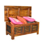 Handmade Solid Wood Furniture UK – Kumbha Wooden Storage Box (Manchester, Leeds & Birmingham)