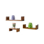 Handmade Solid Wood Furniture UK – Java Wooden Wall Hanging Set Of 3 (Manchester, Leeds & Birmingham)