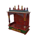 Handmade Solid Wood Furniture UK – Wd. Painted Pooja Stand (Manchester, Leeds & Birmingham)