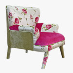 Handmade Solid Wood Furniture UK – Sultan Single Seater Sofa (Manchester, Leeds & Birmingham)