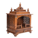 Handmade Solid Wood Furniture UK – SIDE JALI POOJA STAND (Manchester, Leeds & Birmingham)