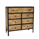 Handmade Solid Wood Furniture UK – WOOD METAL DRAWERS CABINET (Manchester, Leeds & Birmingham)