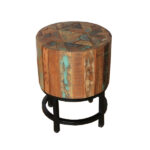 Handmade Solid Wood Furniture UK – RECYCLED WOOD STOOL (Manchester, Leeds & Birmingham)
