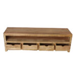 Handmade Solid Wood Furniture UK – ROUGH SAWN MANGO WOOD TV MEDIA UNIT (Manchester, Leeds & Birmingham)