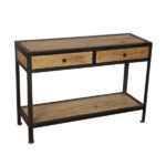 Handmade Solid Wood Furniture UK – WOOD METAL CONSOLE TABLE (Manchester, Leeds & Birmingham)