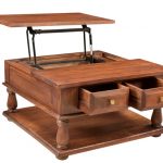 Handmade Solid Wood Furniture UK – HOUSTON MANGO WOOD LIFT TOP COFFEE TABLE TWO DRAWER (Manchester, Leeds & Birmingham)