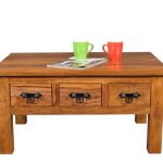Handmade Solid Wood Furniture UK – WD. 3 DRAWER MACMAN COFFEE TABLE (Manchester, Leeds & Birmingham)