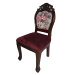 Handmade Solid Wood Furniture UK – WOODEN FLORAL CARVING CHAIR (Manchester, Leeds & Birmingham)