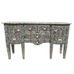 Handmade Solid Wood Furniture UK – BONE INLAY CHEST OF DRAWER (Manchester, Leeds & Birmingham)