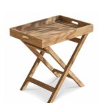 Handmade Solid Wood Furniture UK – Handcrafted Teak Wood Butler Tray Table (Manchester, Leeds & Birmingham)